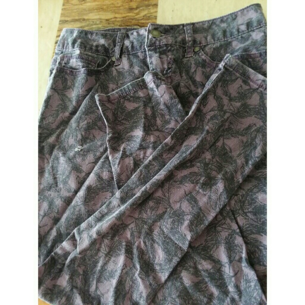 Faded Glory - Leaf Print Jeans